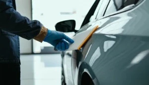 enlever flocage voiture