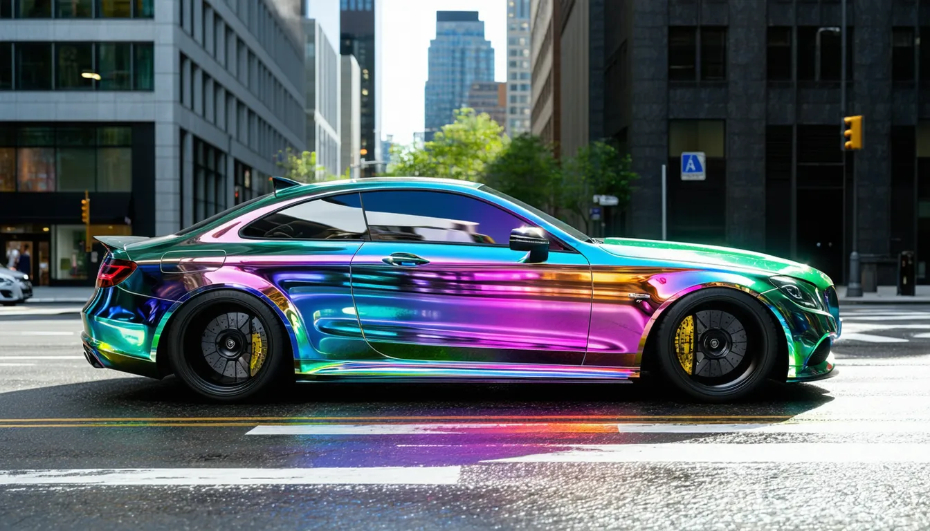 Le covering holographique auto pour un look spectaculaire et une protection longue durée